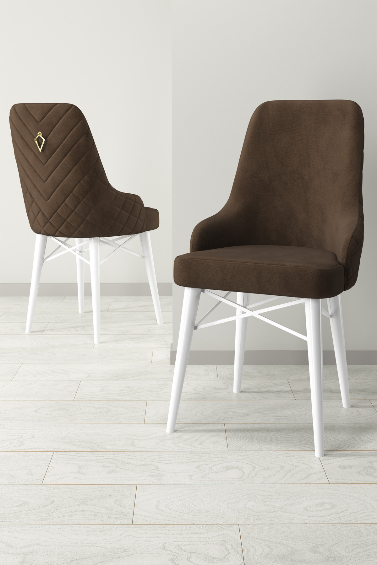 Rovena Queen Beyaz 80x132 Açılabilir Mutfak Masası Takımı 4 Sandalye 1 Bench