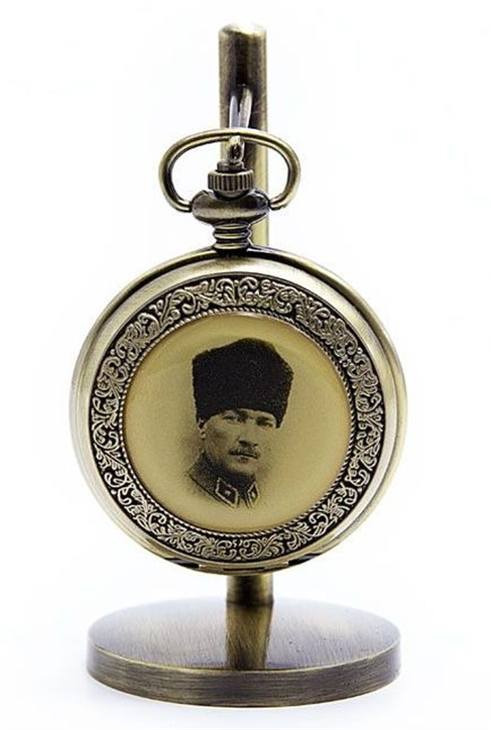 Cep Atatürk Sarı ES-KA-ATA006 Modeli Cep Saati