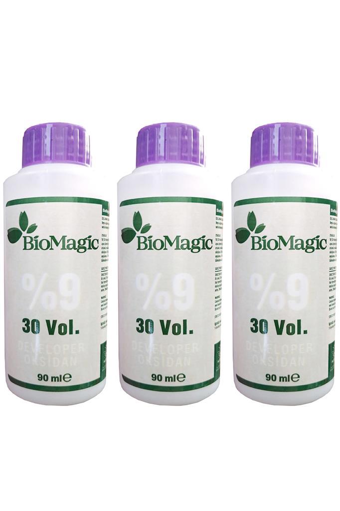 BIOMAGIC Biomagic Developer Peroksit-Oksidan 30 Volüm (%9) 90 Ml. 3 Adet