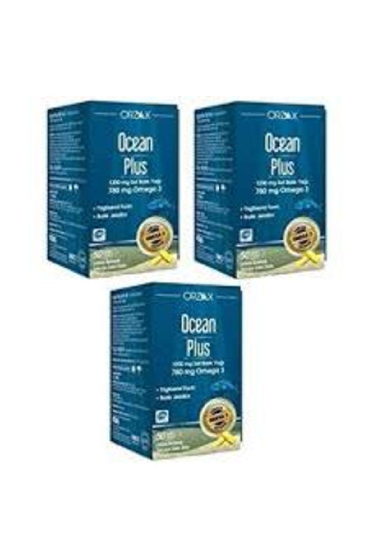 Ocean Plus 1200 mg Omega3 Balık Yağı 50 Kapsül 3 ADET