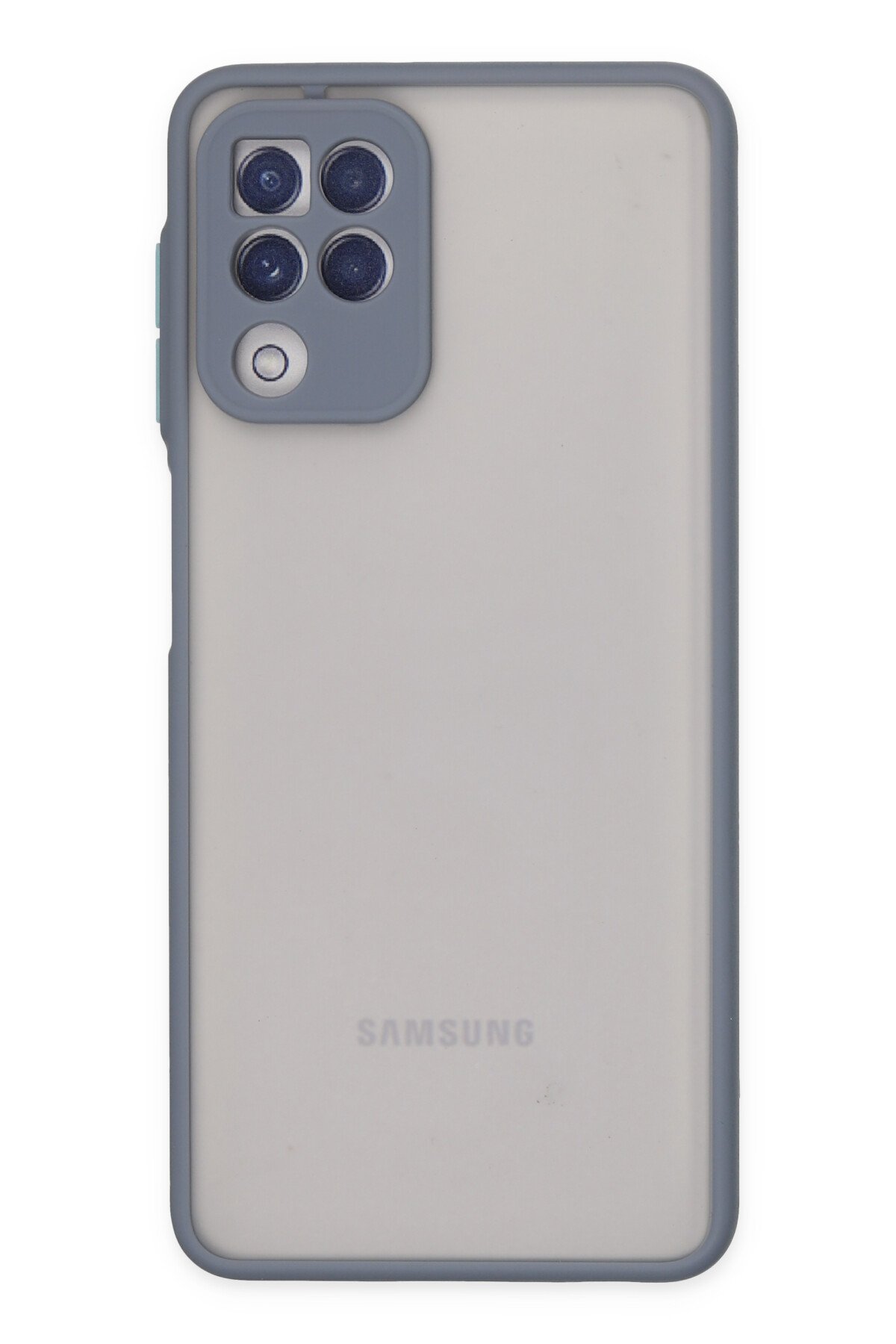 NewFace Newface Samsung Galaxy A22 Kılıf Montreal Silikon Kapak - Gri