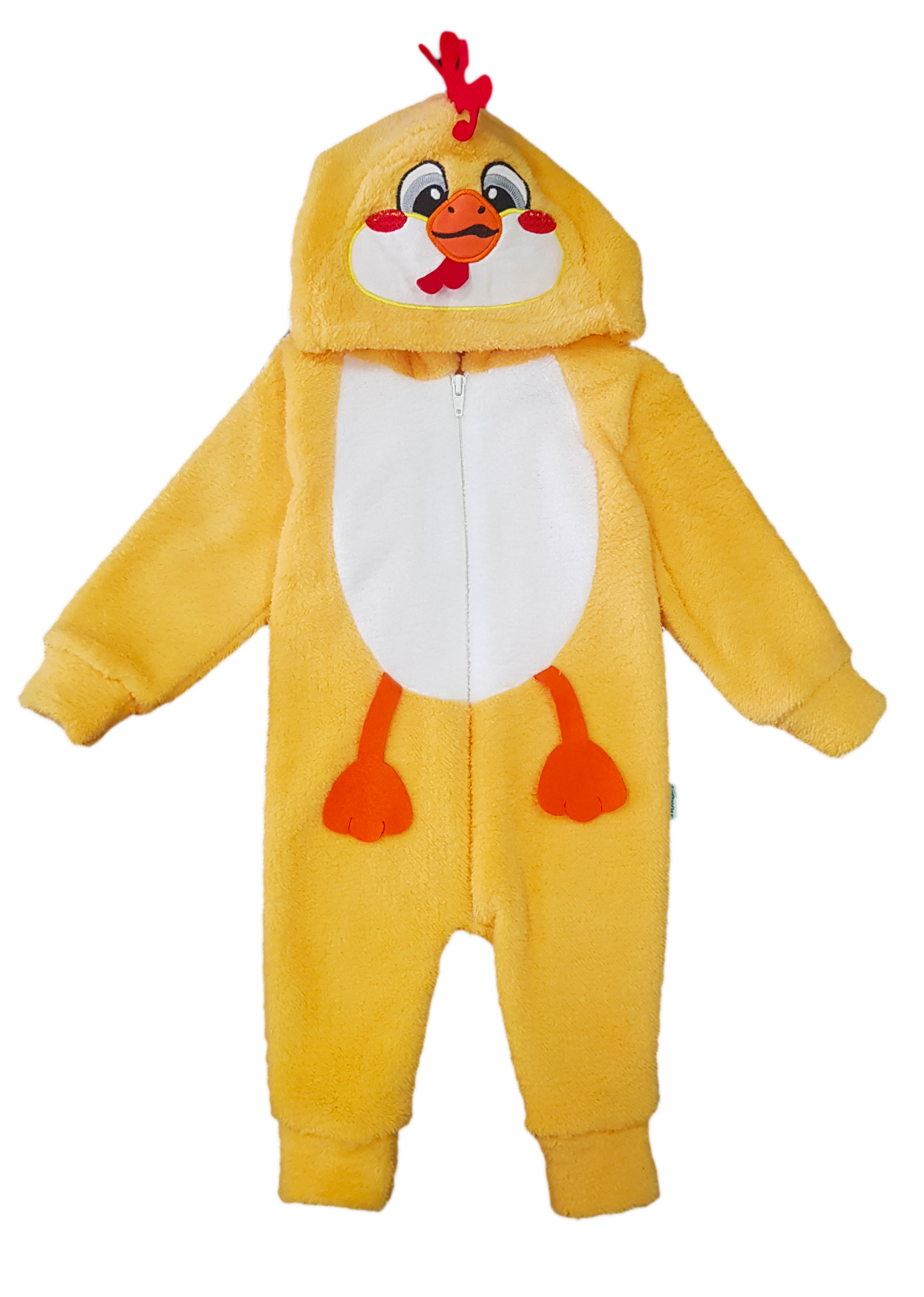 CemBebe civciv kapşonlu kışlık kız erkek bebek kostüm