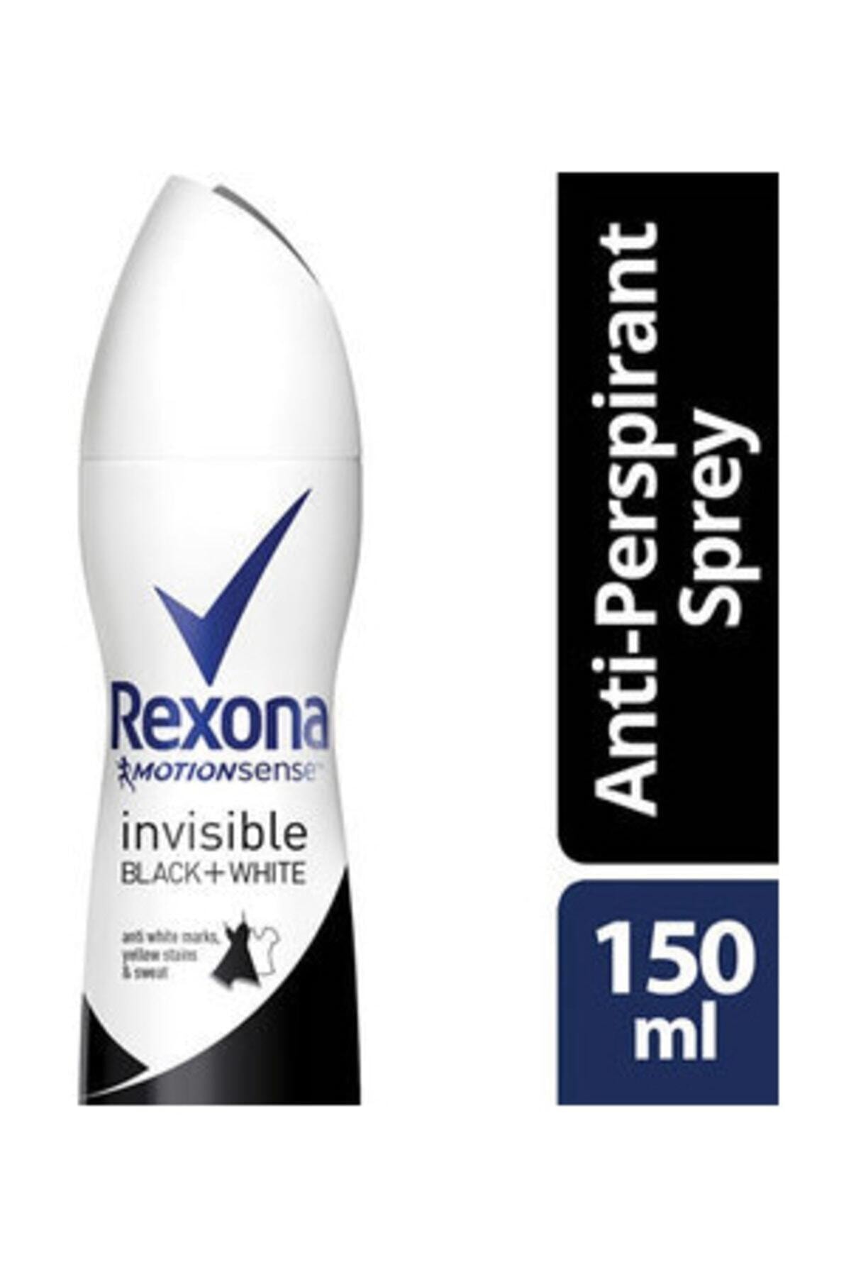 Rexona Women Deodorant Sprey Invisible Black + White 150 Ml