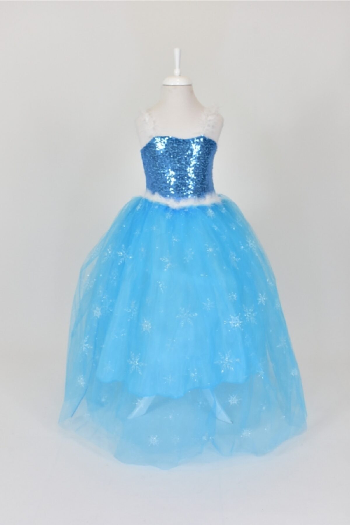 Yesemek Kostüm Kız Çocuk Elsa Kostümü SN7003