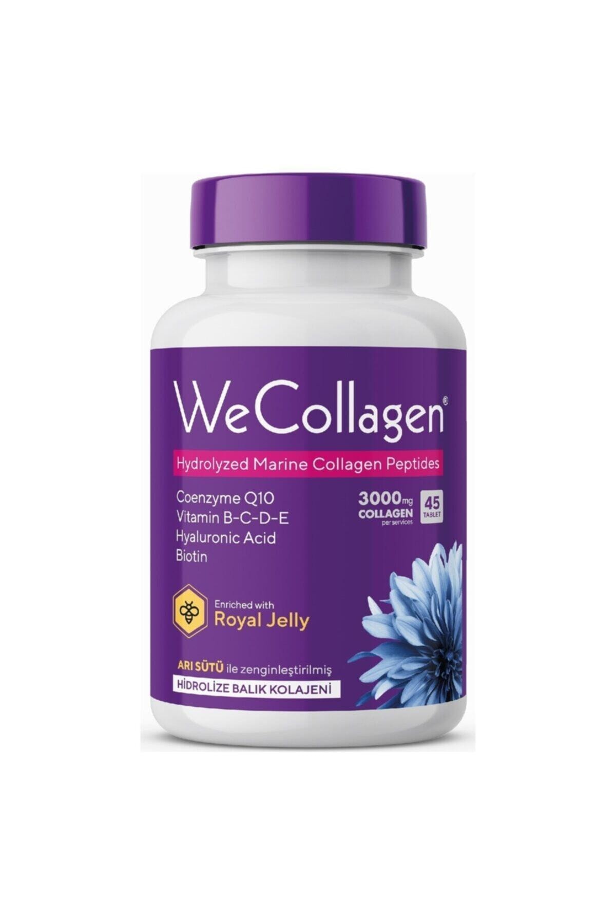 Biomet Wecollagen 45 Tablet Hyaluronic Acid Biotin Collagen Kolejen Collagen0
