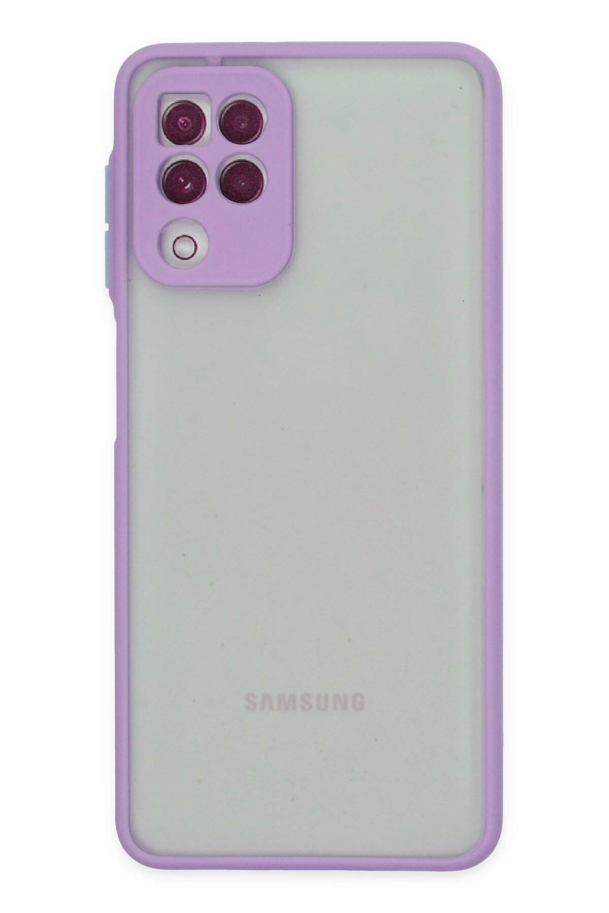NewFace Newface Samsung Galaxy M32 Kılıf Montreal Silikon Kapak - Mor