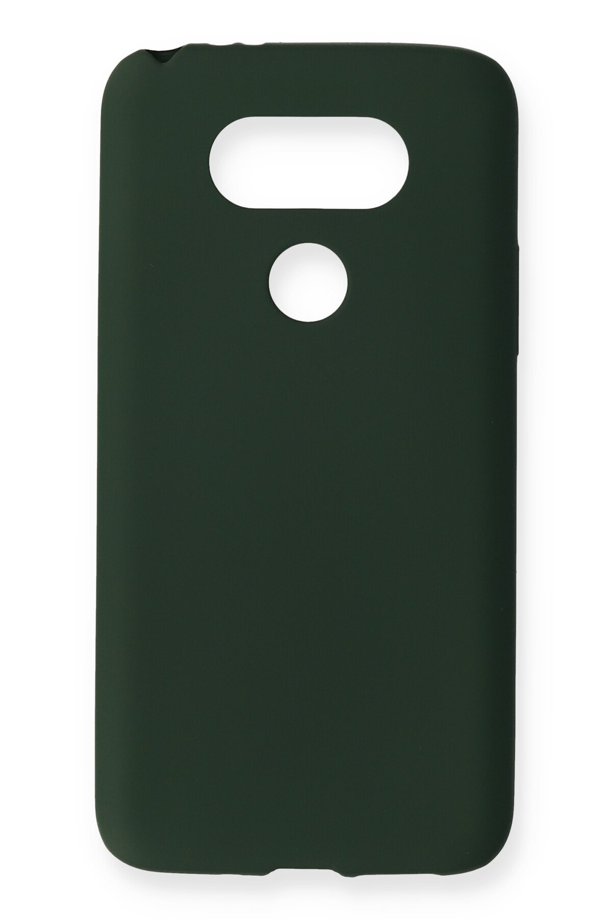 NewFace Newface LG G5 Kılıf Premium Rubber Silikon - Koyu Yeşil