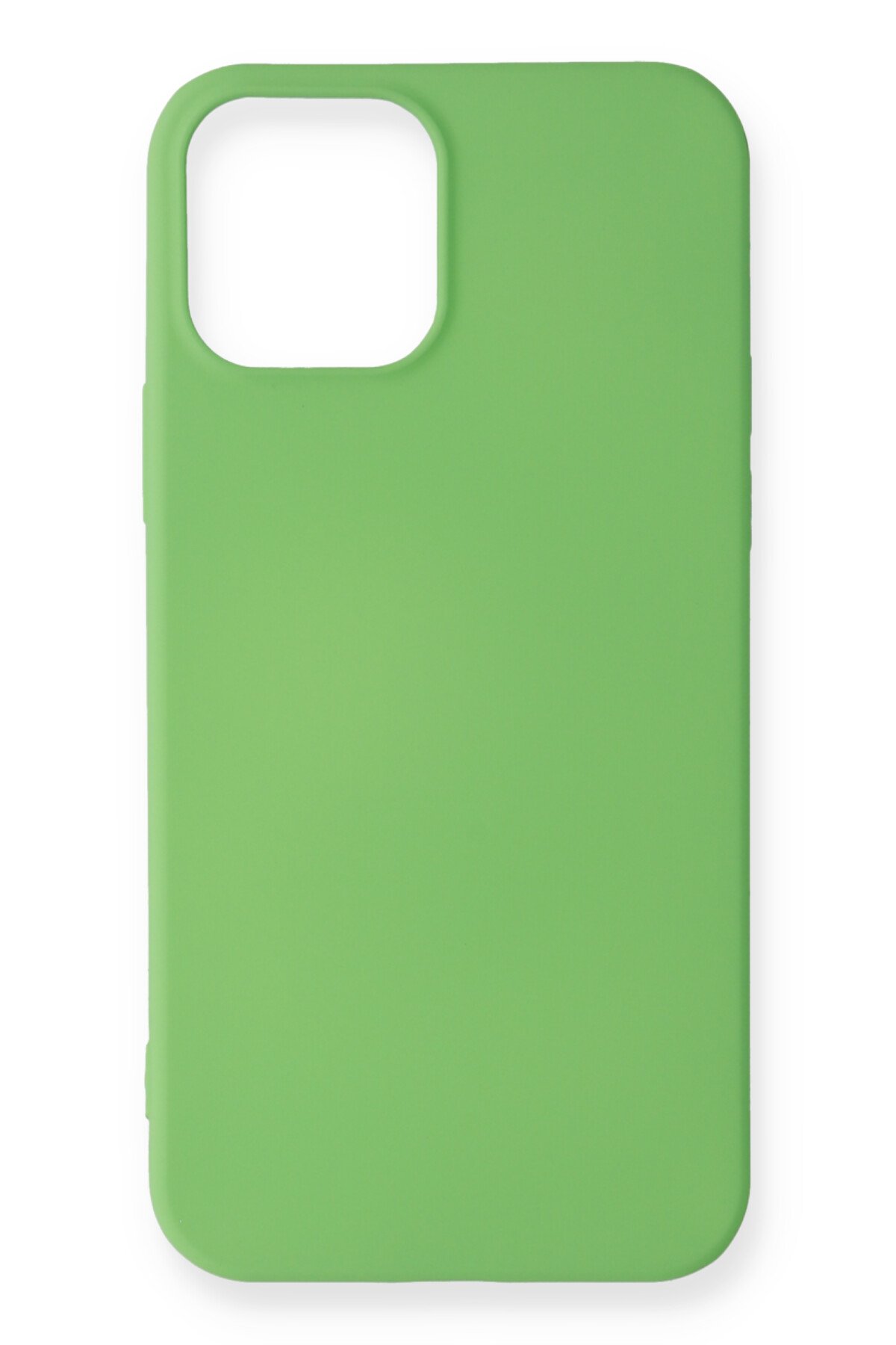 NewFace Newface iPhone 12 Pro Max Kılıf Premium Rubber Silikon - Yeşil