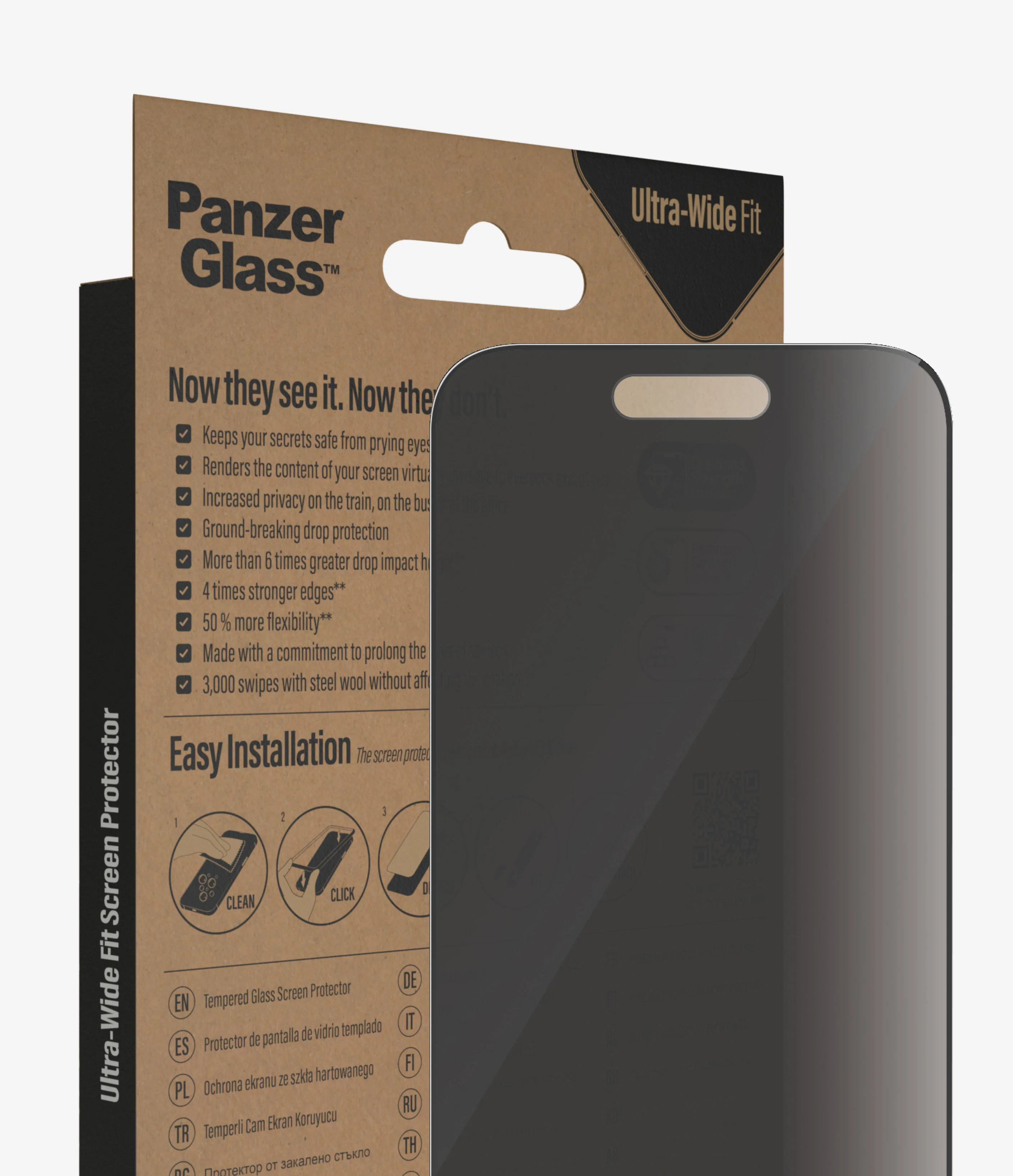 PanzerGlass Panzer Glass apple iphone 14 PRO Privacy ekran koruyucu