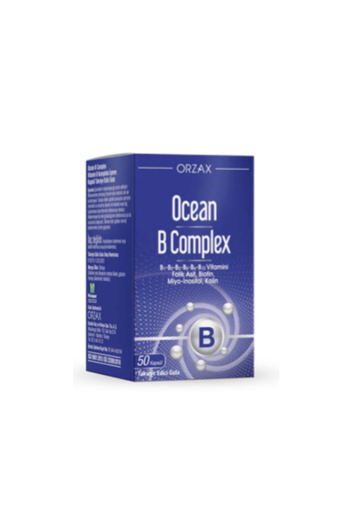 Ocean B Complex 50 Kapsül Takviye Edici Gıda Ocean B Complex 50 Kapsül Takviye Edici Gıda