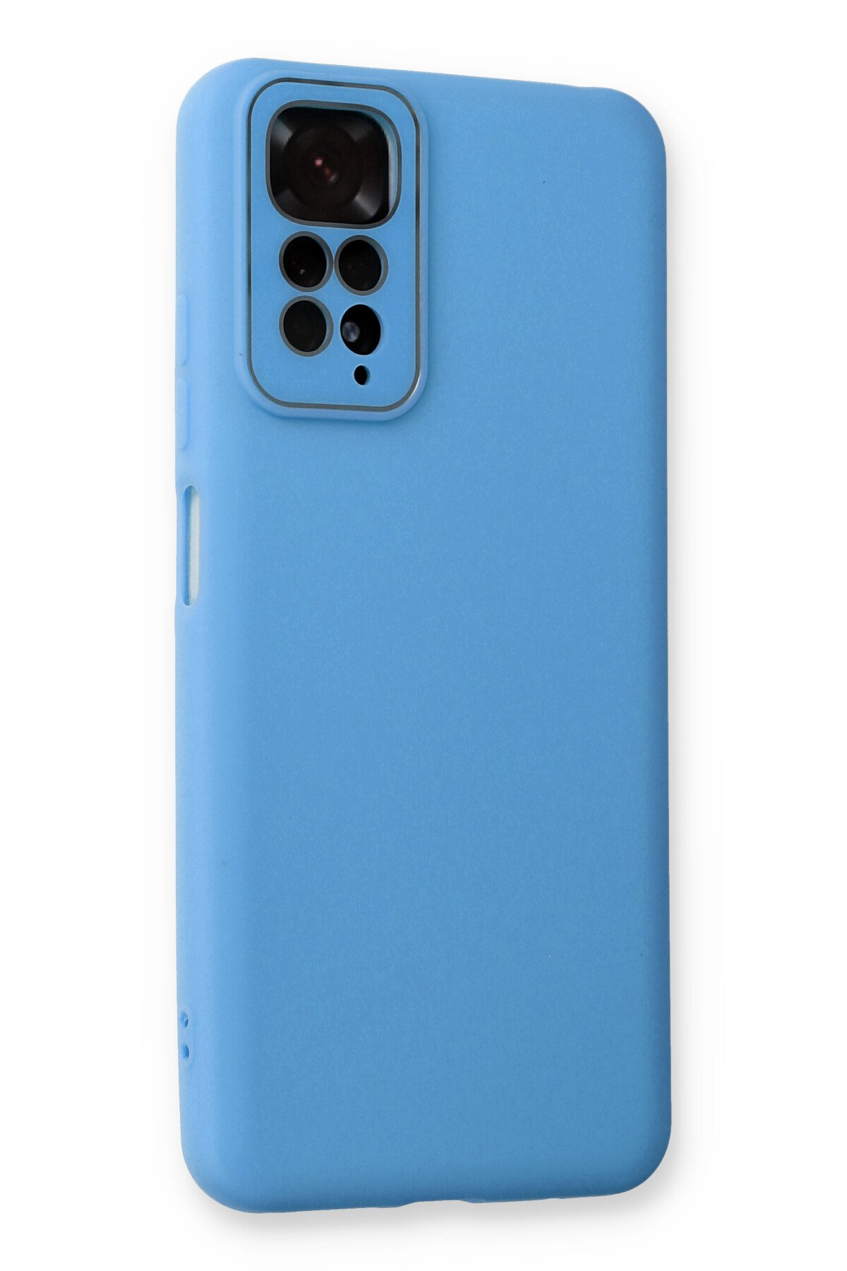NewFace Newface Xiaomi Redmi Note 11 Kılıf Lansman Glass Kapak - Mavi NX9370