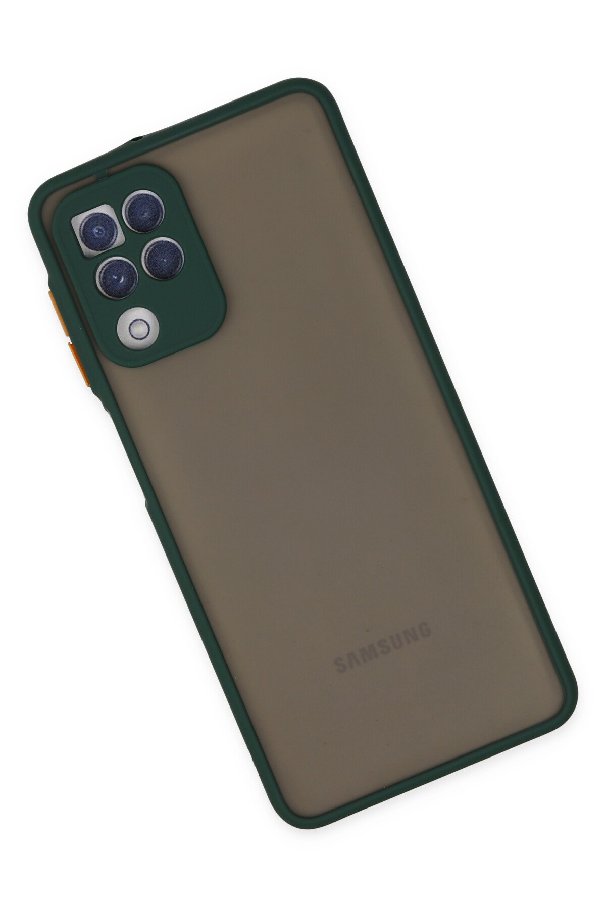 NewFace Newface Samsung Galaxy M32 Kılıf Montreal Silikon Kapak - Yeşil