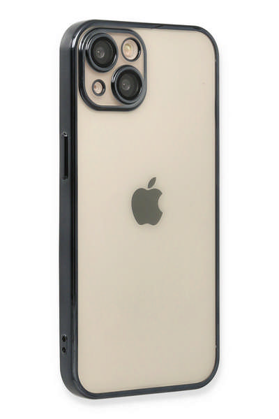 NewFace Newface iPhone 13 Kılıf Razer Lensli Silikon - Siyah SN8380