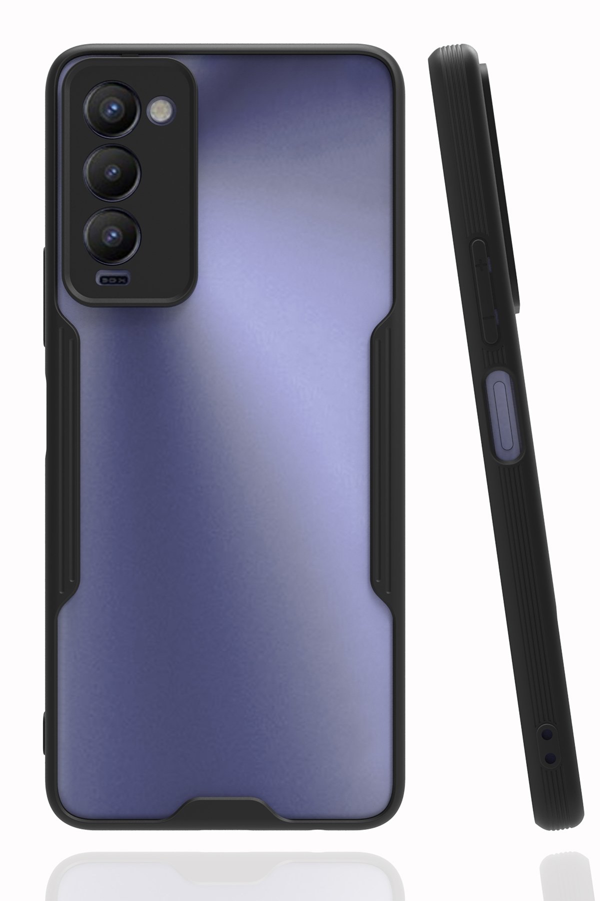 NewFace Newface Tecno Camon 18 Kılıf Platin Silikon - Siyah