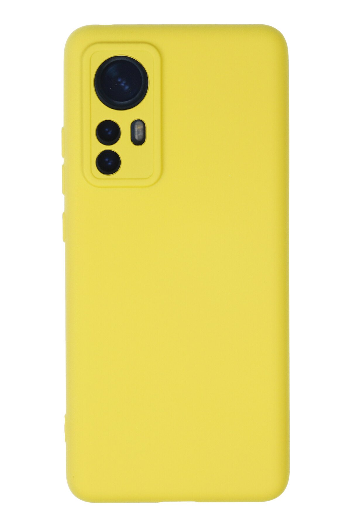 NewFace Newface Xiaomi Mi 12X Kılıf Nano içi Kadife Silikon - Sarı NX8938 NewFace Newface Xiaomi Mi 12X Kılıf Nano içi Kadife Silikon - Sarı NX8938