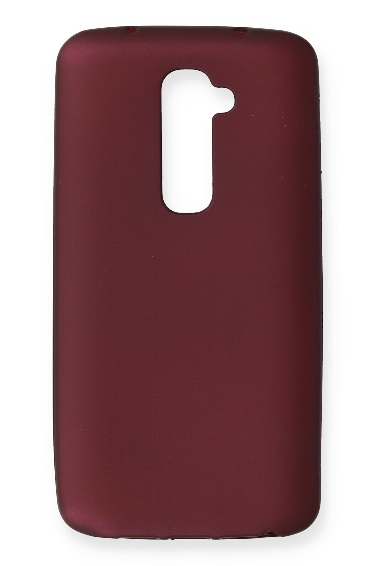 NewFace Newface LG G2 Kılıf Premium Rubber Silikon - Mürdüm