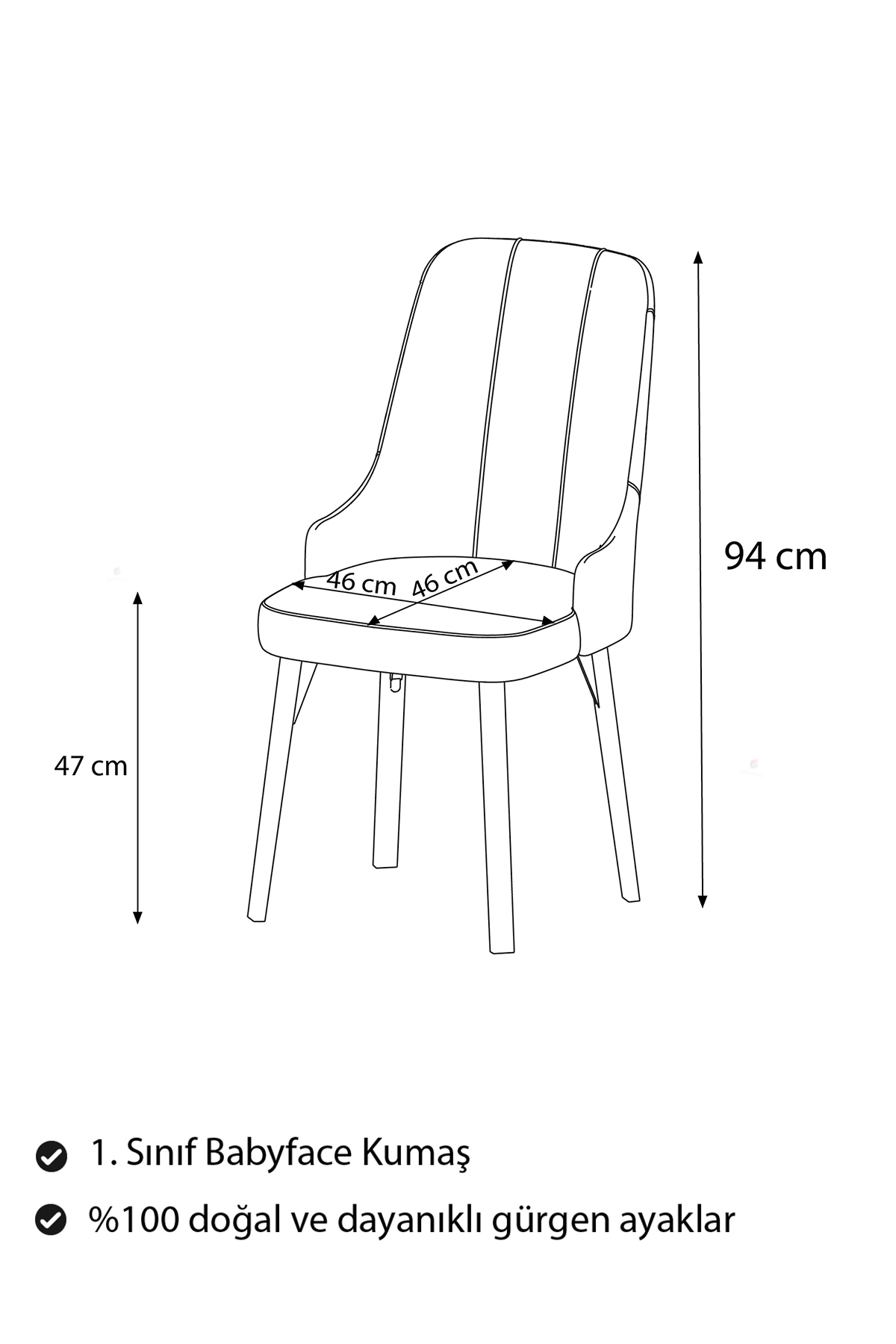Rovena Alya Barok Desen 80x132 Açılabilir Mdf Yemek Masası Takımı 6 Adet Sandalye